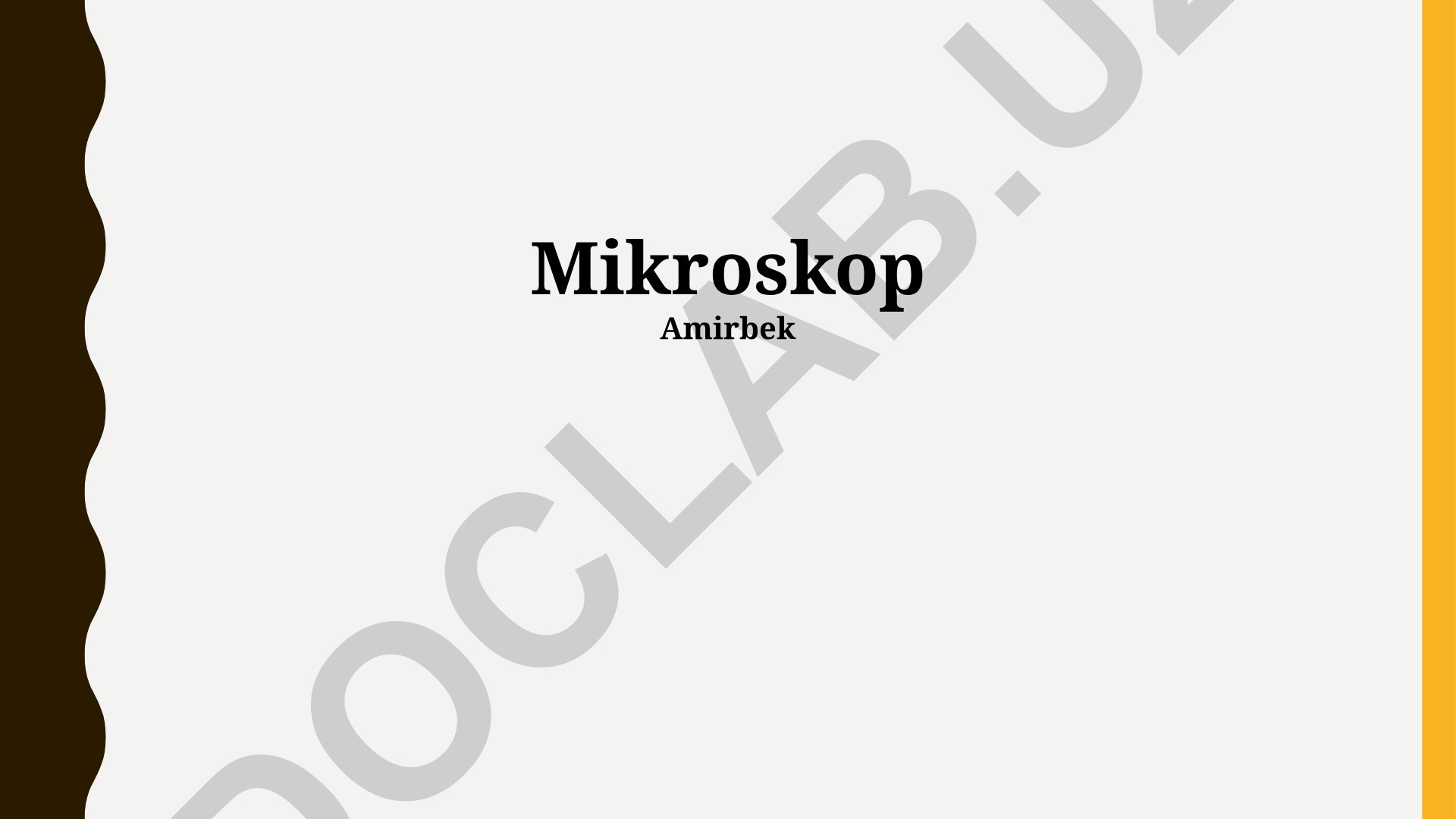 Mikroskopning turlari, tuzilishi va tarixi