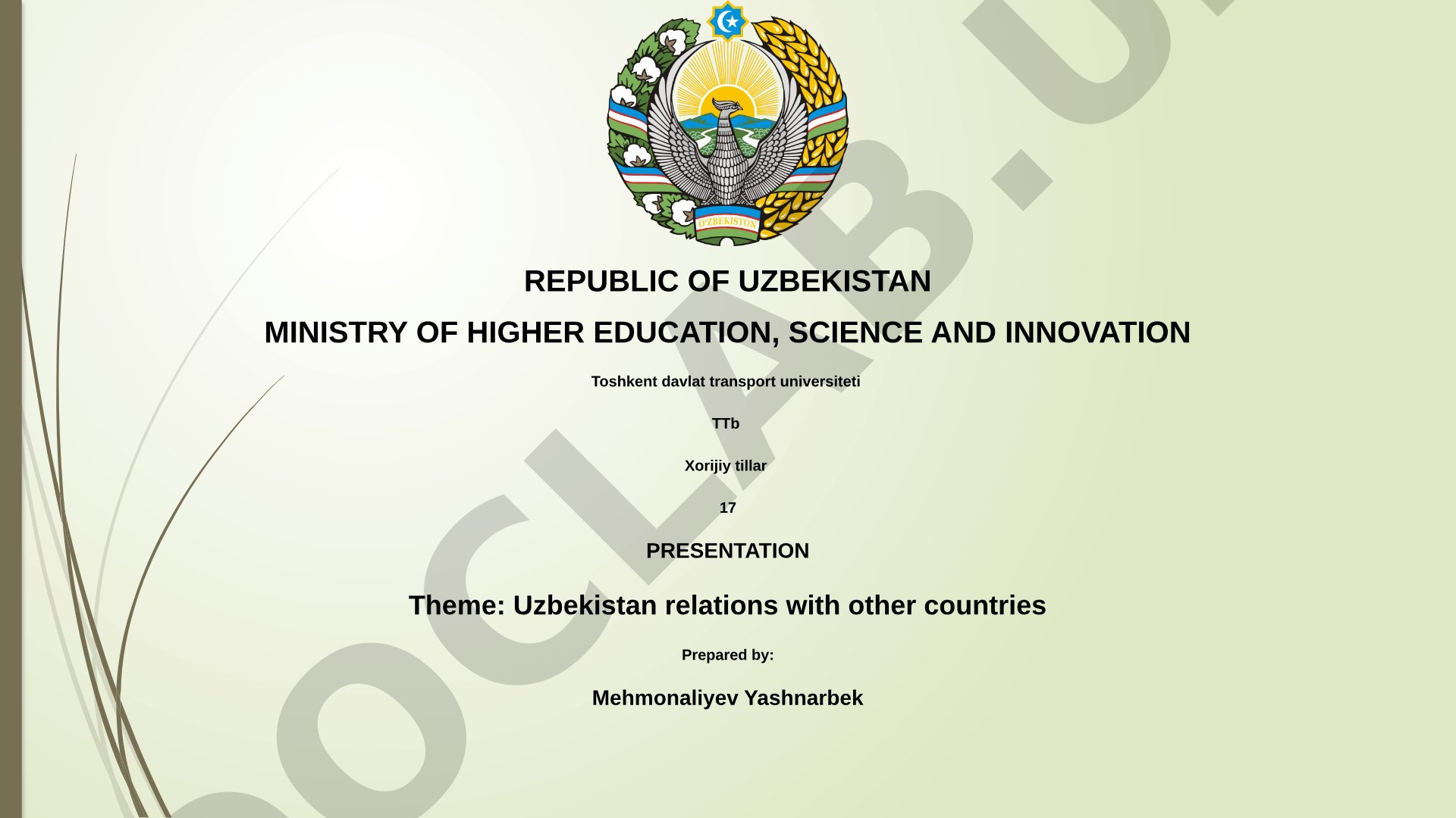 Uzbekistan relations with other countries