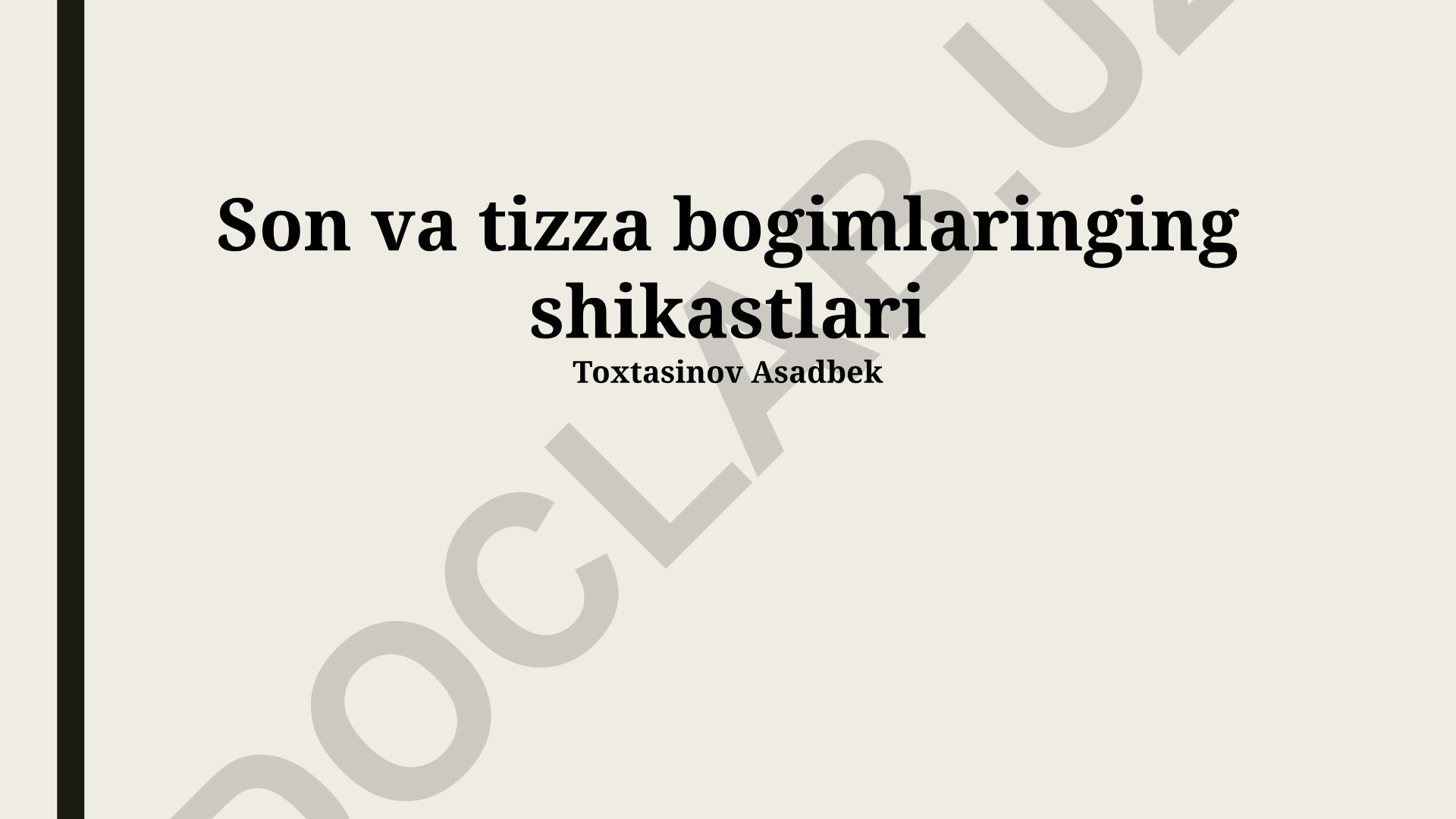 Tizza suyagi va boylamlarining shikastlanishlari: turlari, mexanizmlari va davolash