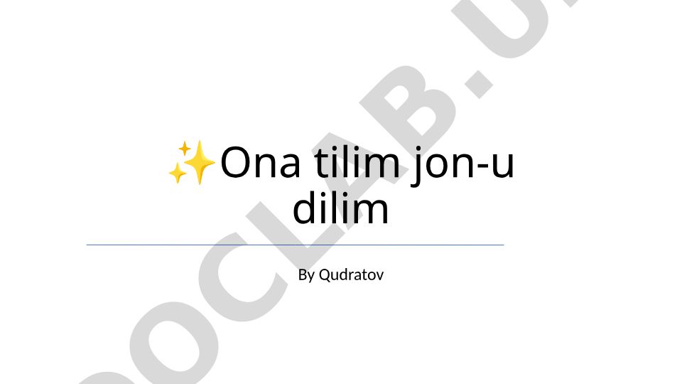 Ona tili va she'riyatda inson ruhiyati mavzulari