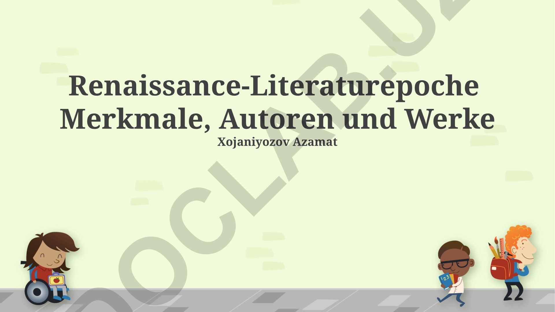 Renaissance-Literature: Merkmale, Autoren und Werke