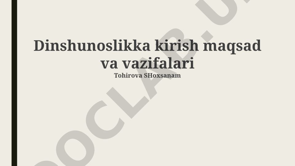 Paleontologiya faniga kirish va tadqiqot usullari