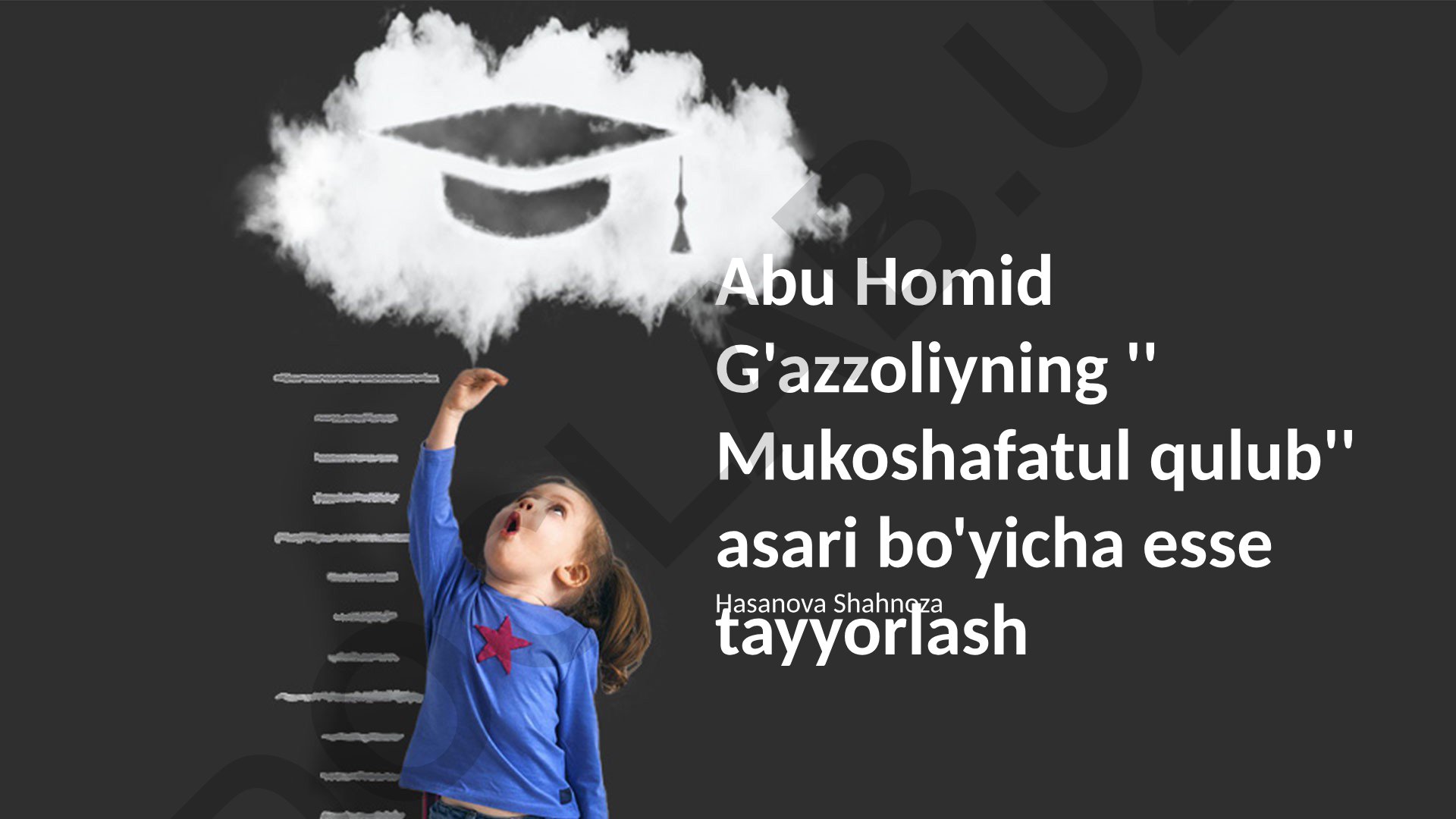 Abu Homid G'azzoliyning "Mukoshafatul qulub" asari bo'yicha esse