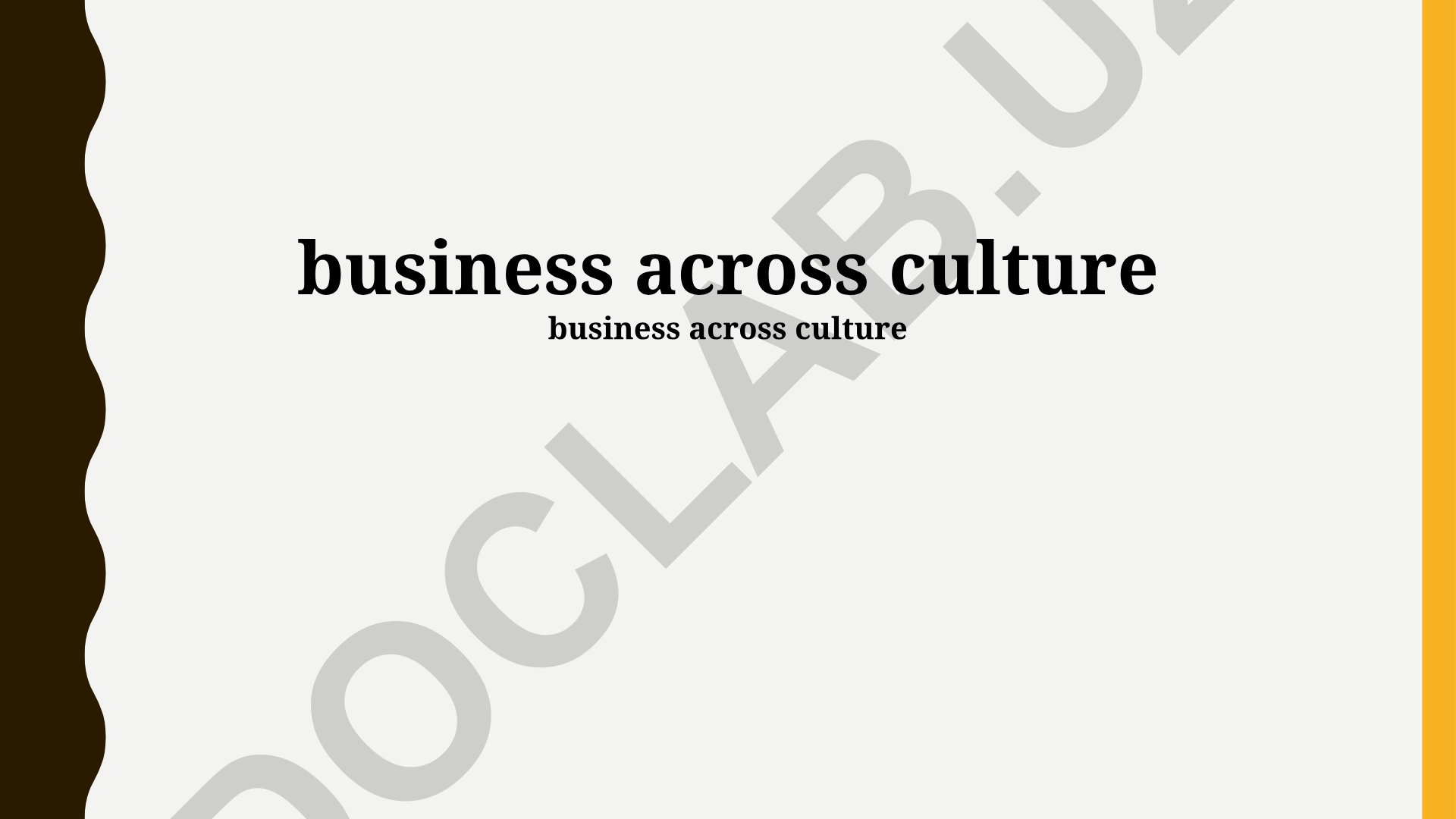 Understanding Cultural Nuances in Global Business