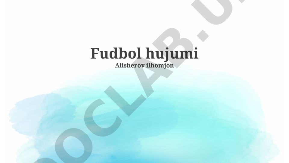 Futbol hujumining taktik va strategik tamoyillari