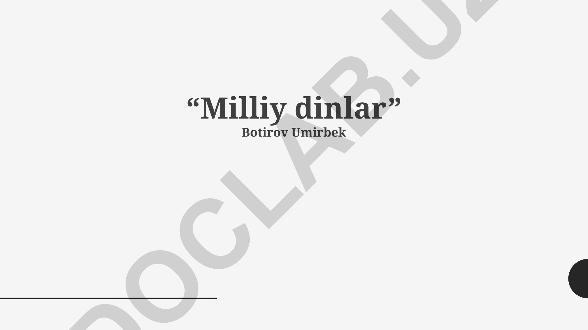 Milliy dinlar: geografik tarqalishi, jamiyatga ta'siri va tarixi