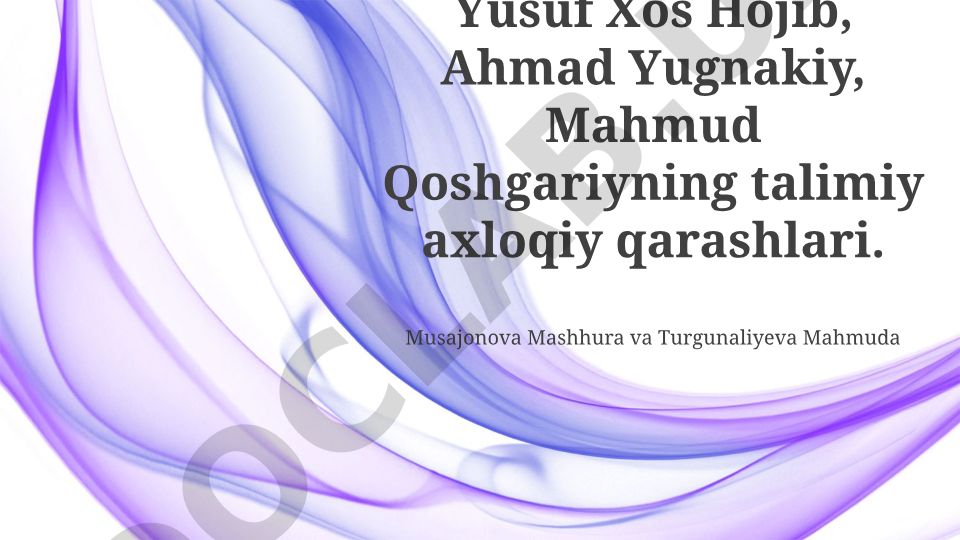 Yusuf Xos Hojib, Ahmad Yugnakiy, Mahmud Qoshgʻariyning talimiy axloqiy qarashlari