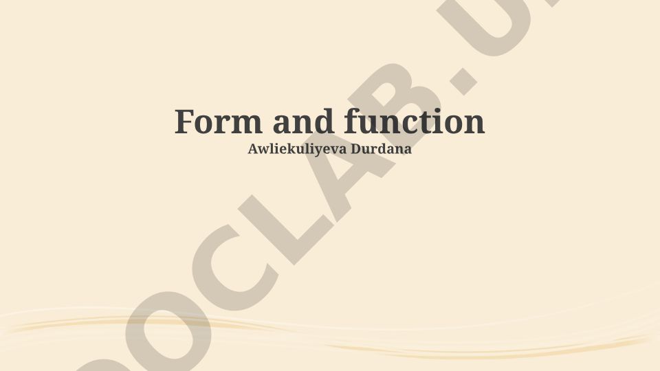 Form and Function: Defining the Symbiotic Relationship