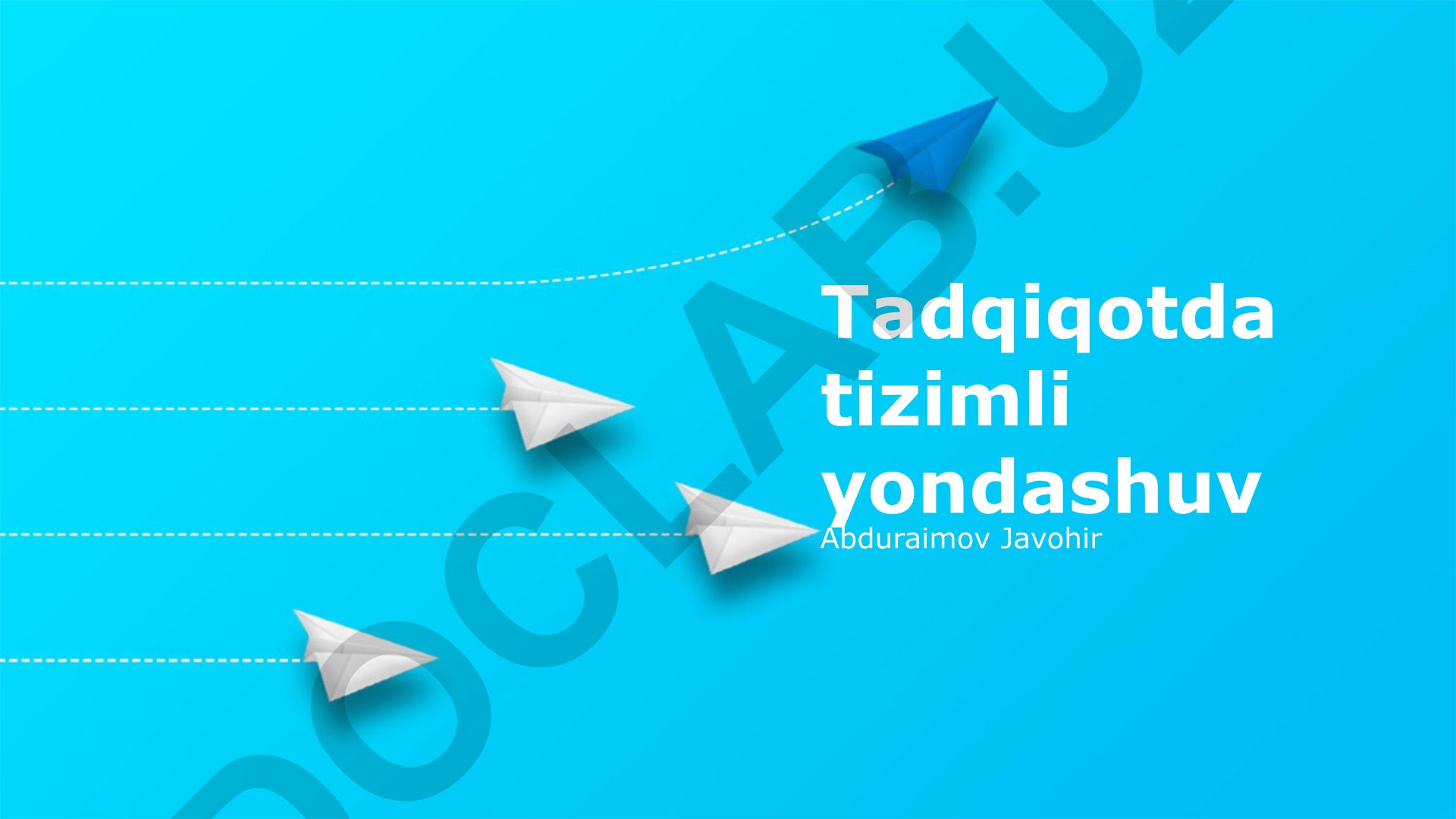 Sistematik tadqiqotning natijalari va ularning talqini