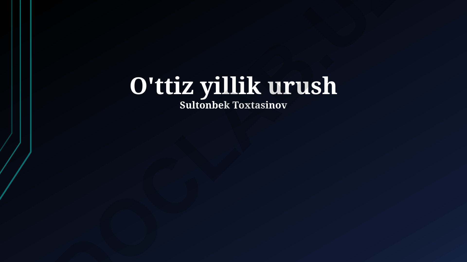 O'ttiz yillik urushning sabablari, boshqaruvi va oqibatlari