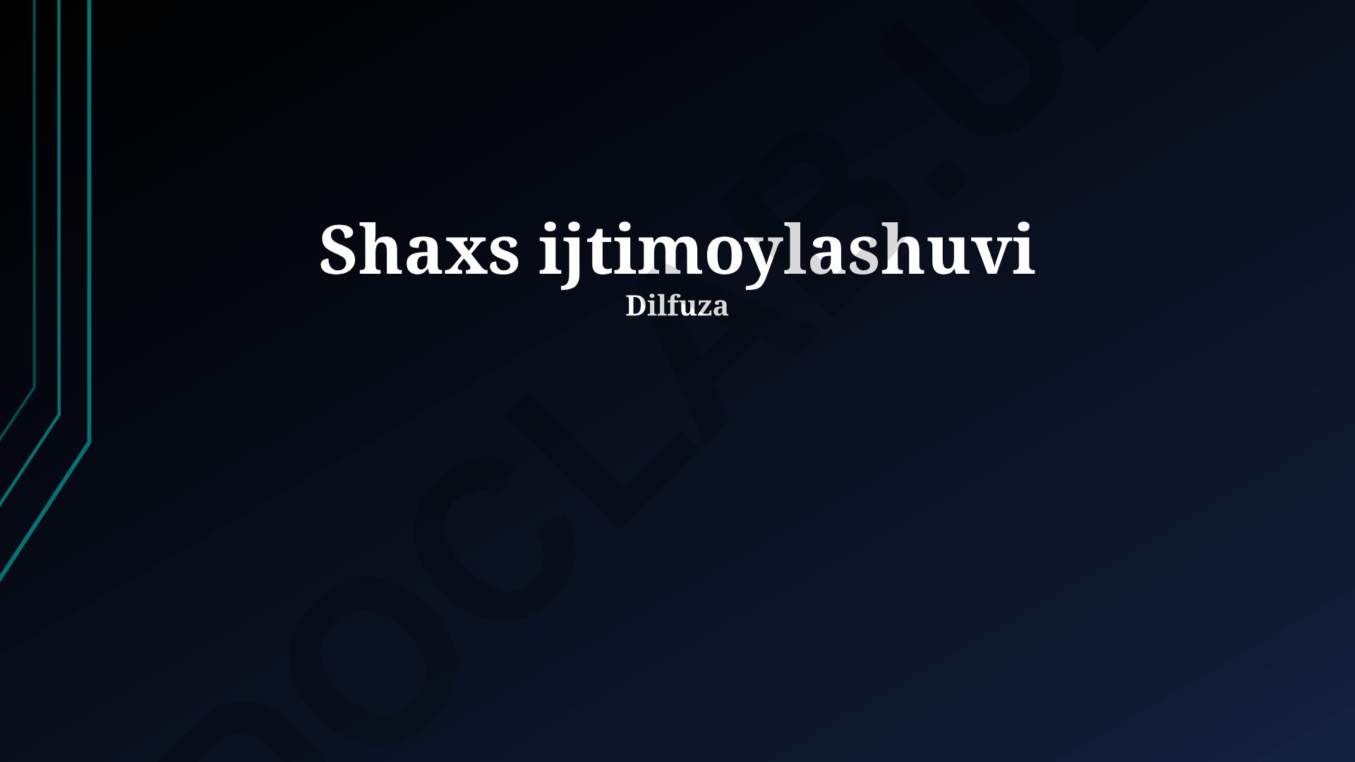 Shaxs ijtimoiylashuvi omillari, jarayonlari va natijalari