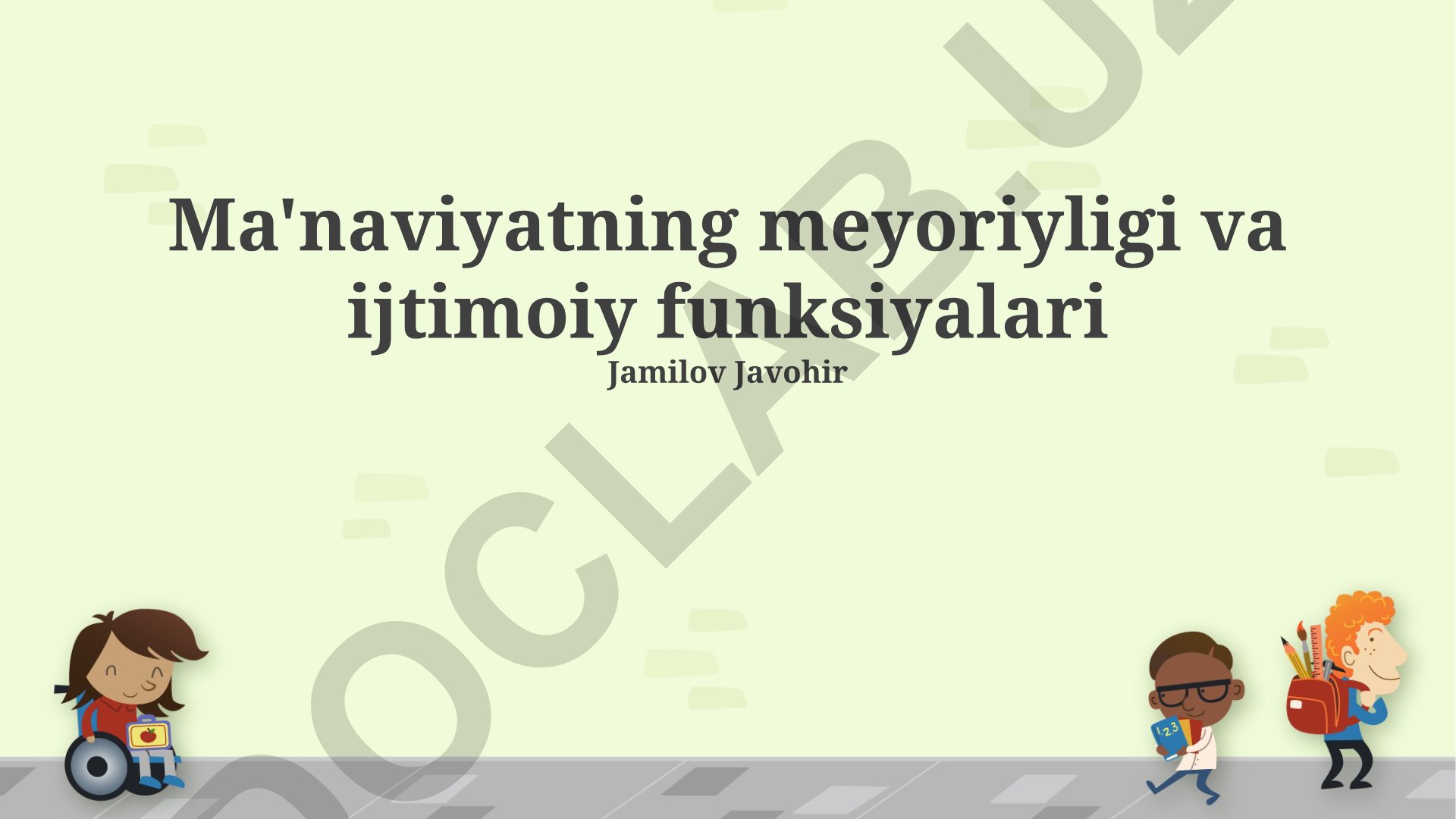 Ma'naviyatning meyoriyligi va ijtimoiy funksiyalari