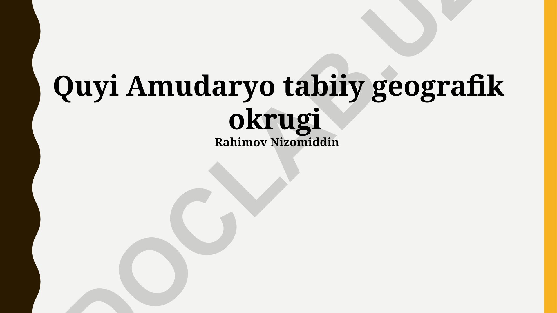 Quyi Amudaryo tabiiy geografik okrugi
