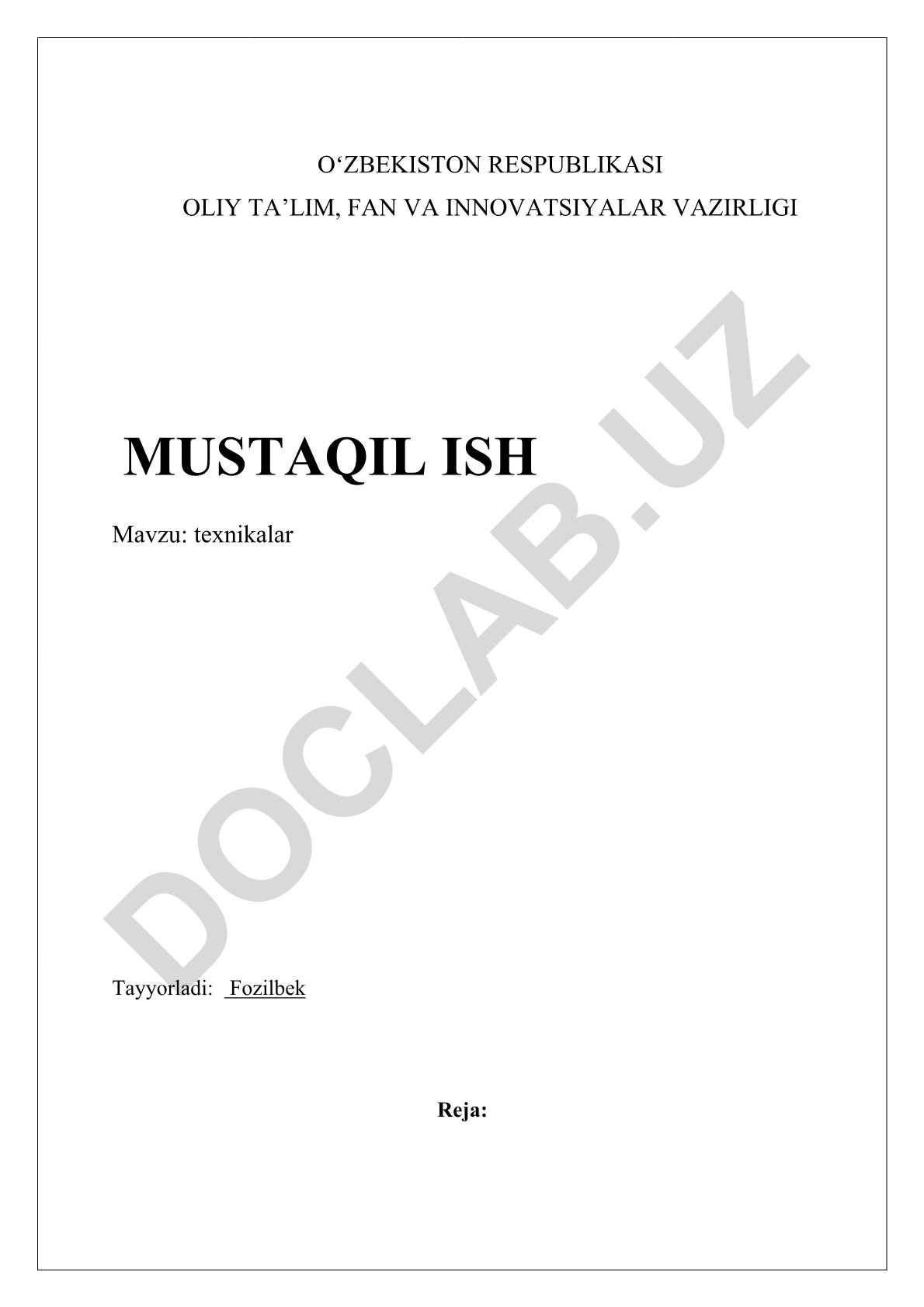 Texnikalar: turlari, qo'llanilishi va asosiy tushunchalar