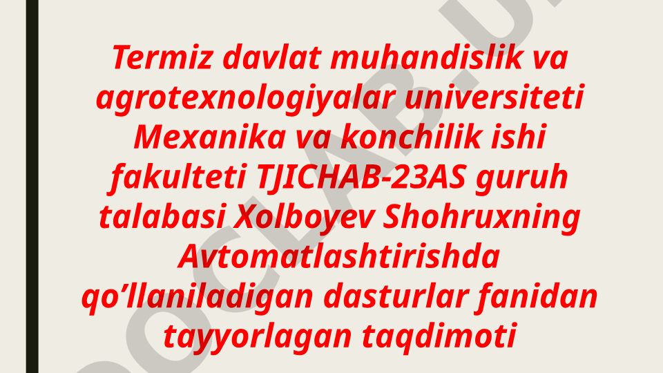 Avtomatlashtirishda Python va C/C++ tillarining qo'llanilishi