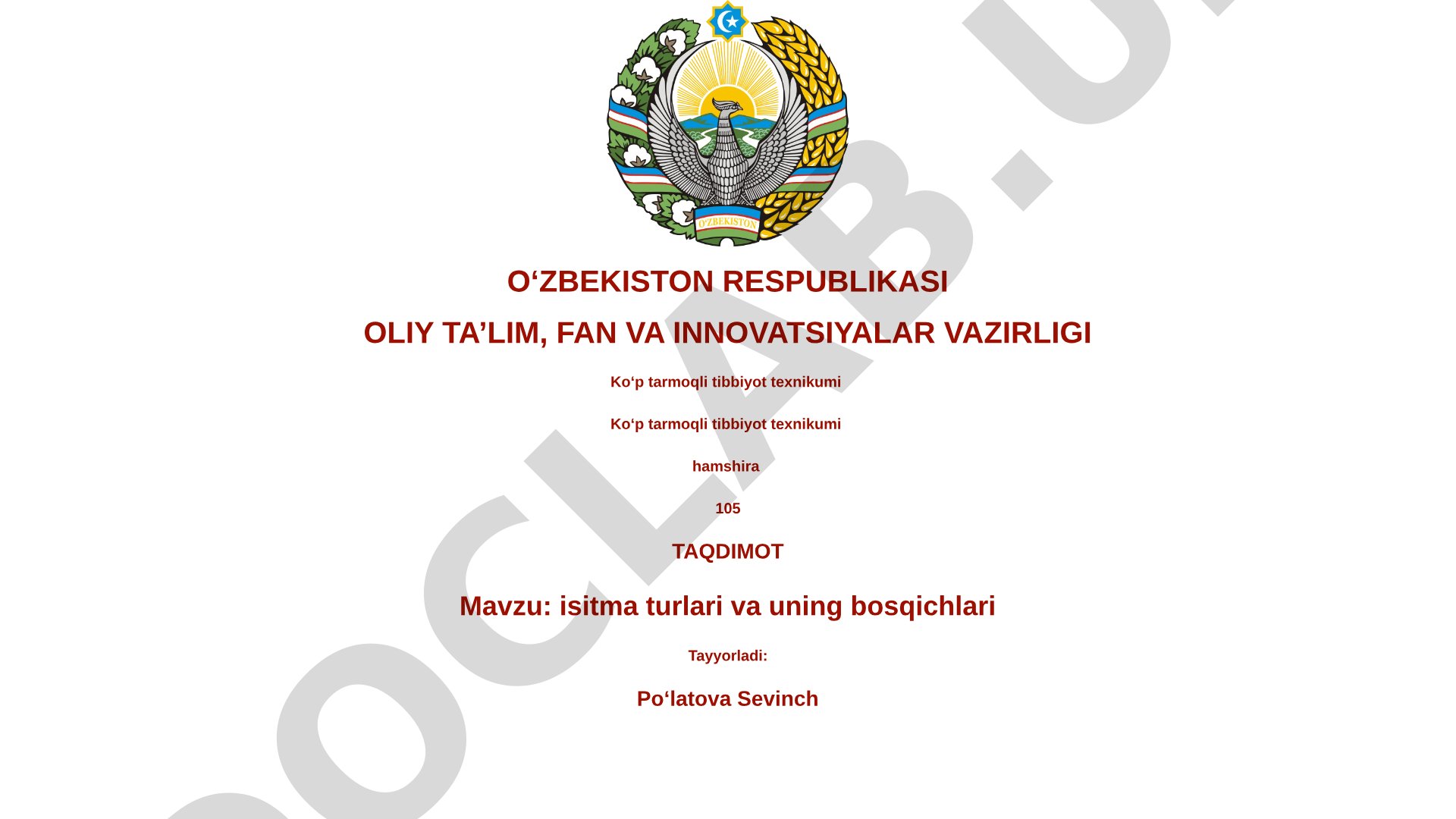 Isitma turlari va uning bosqichlari