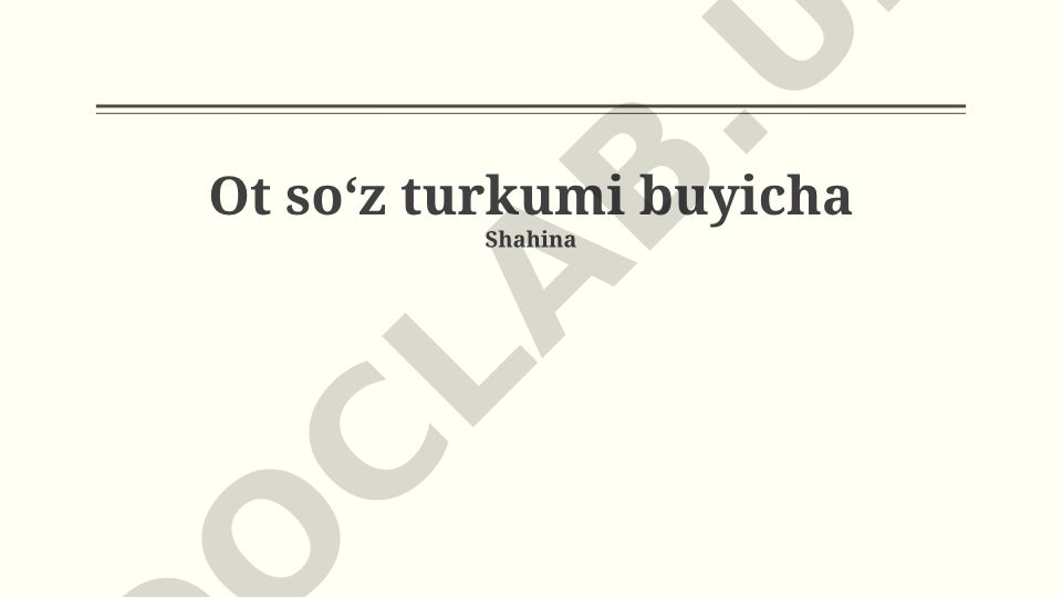 Otlarning vazifalari, turlari va qo'shimchalari