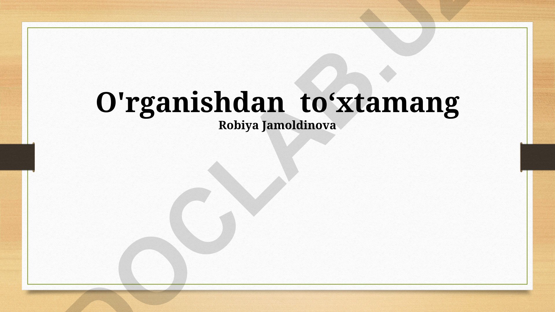 O'rganishning zamonaviy usullari va doimiy o'rganishning ahamiyati