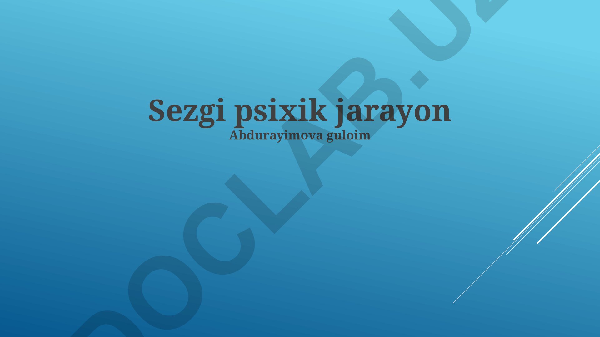 Intuitiv psixologik jarayonlar va ularning amaliy qo'llanilishi