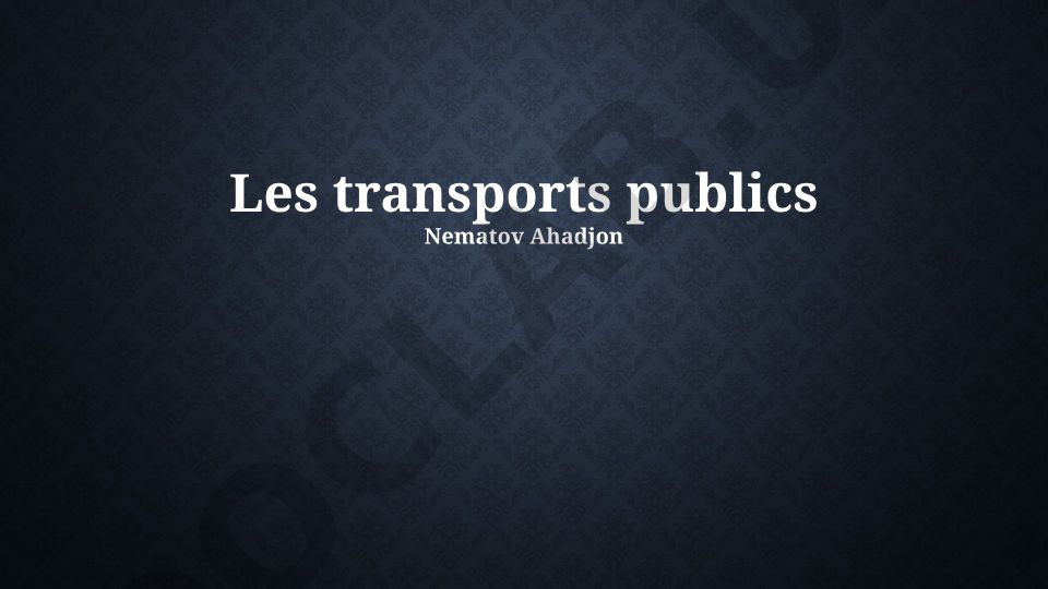 Les transports publics : défis, avantages et avenir
