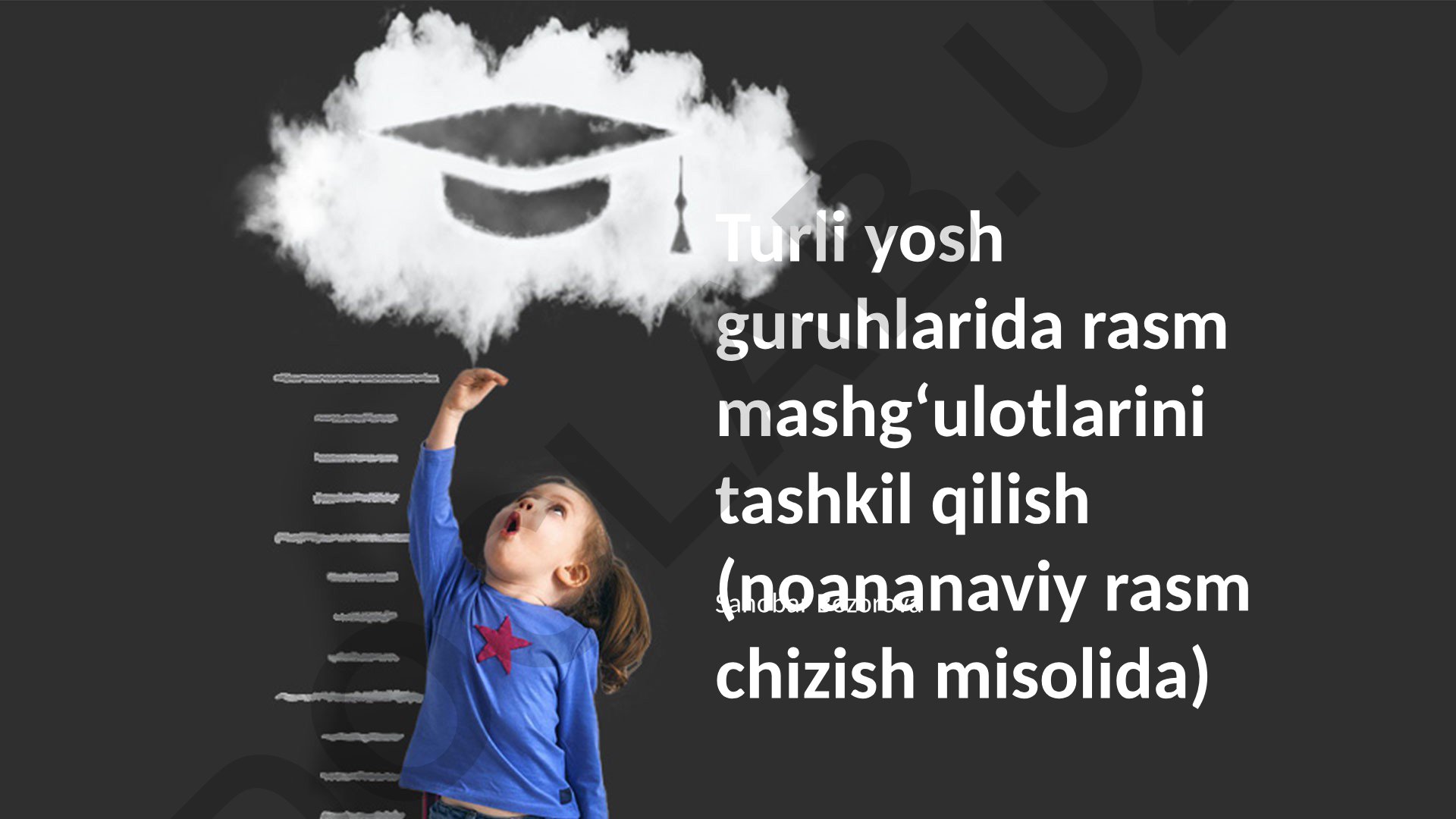 Turli yosh guruhlarida noan'anaviy rasm chizish mashg'ulotlarini tashkil qilish