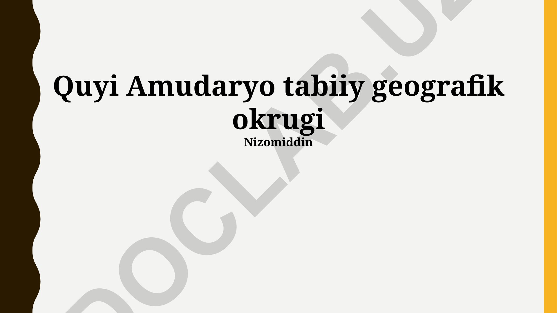 Quyi Amudaryo tabiiy geografik okrugi