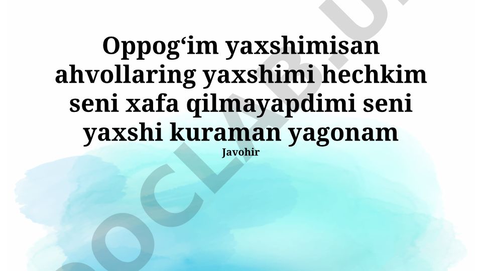 Sevgi va g'amxo'rlik ifodalari