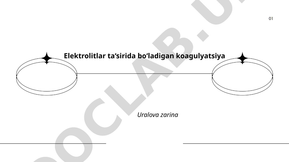 Elektrolitlar ta'sirida bo'ladigan koagulyatsiya