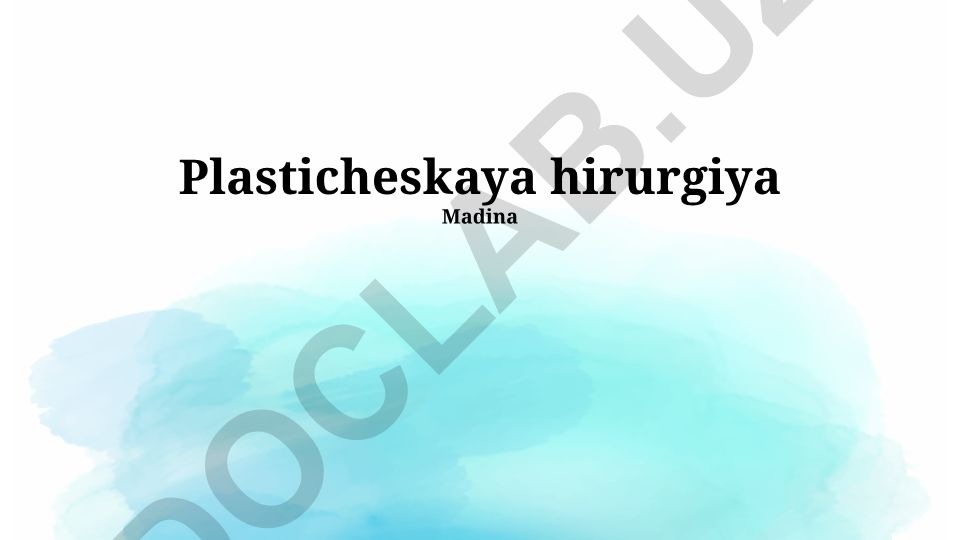 Plastik jarrohlik va ijtimoiy ta'sirlar