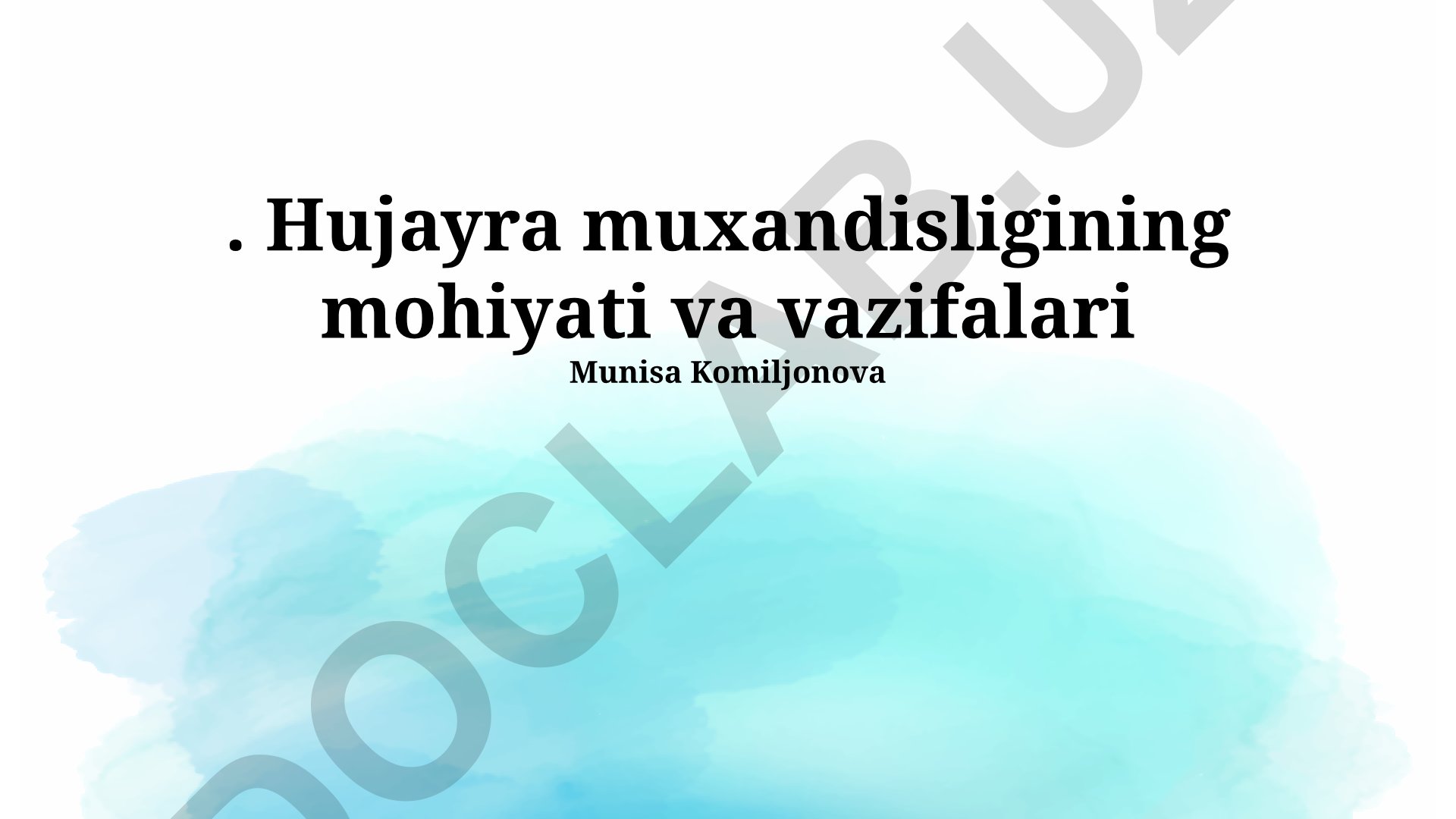 Hujayra muhandisligining mohiyati, vazifalari va kelajakdagi istiqbollar