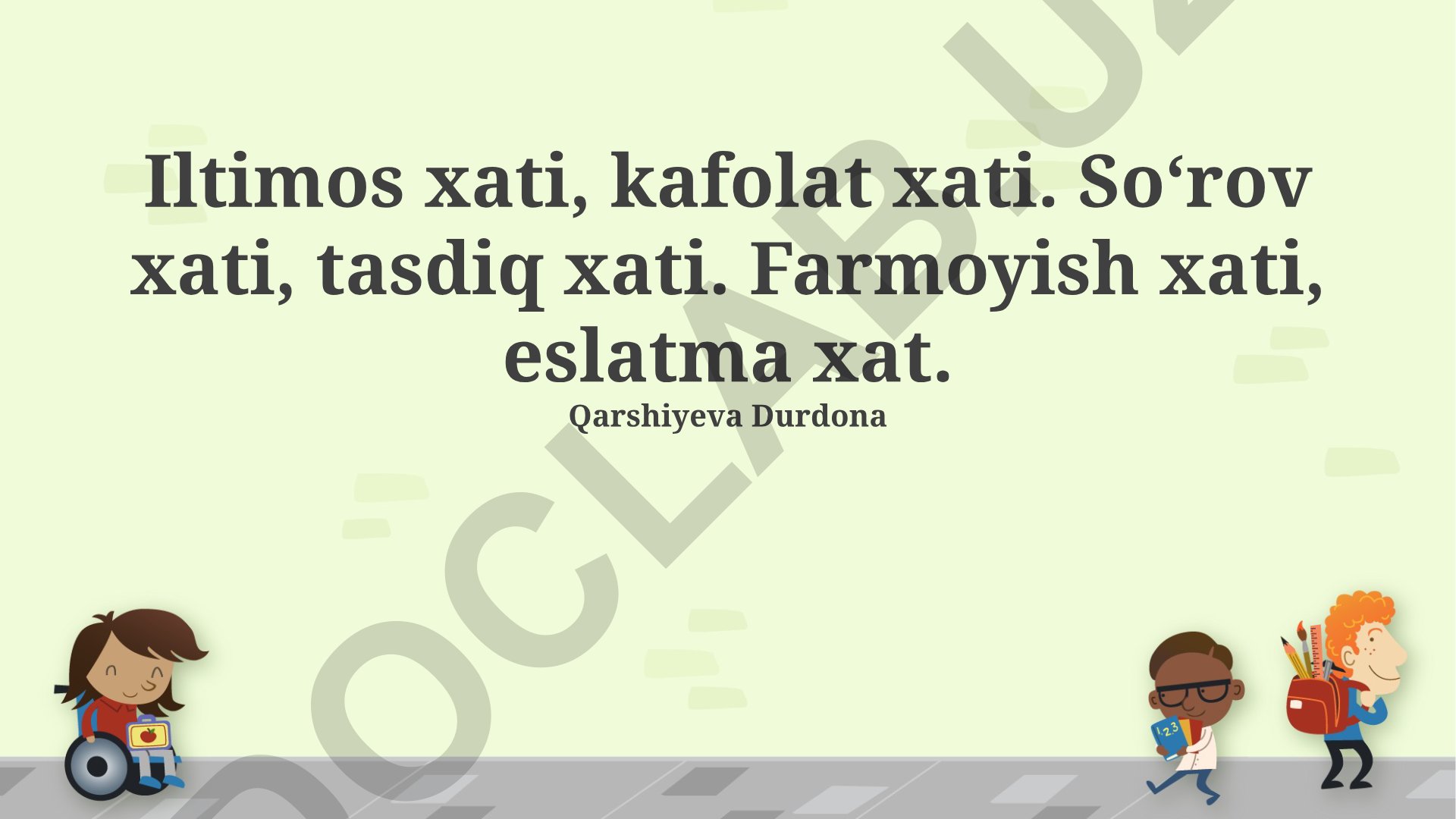 Xatlarning ahamiyati va ulardan foydalanish