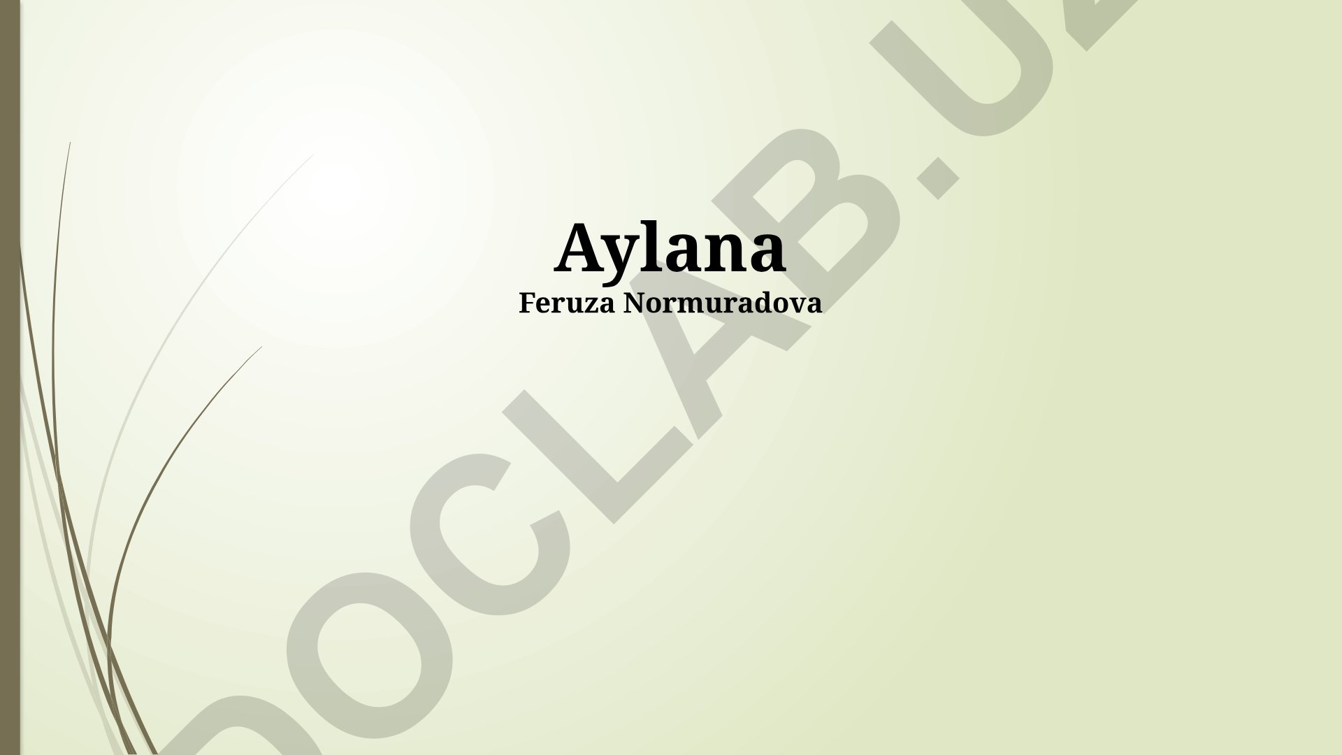 Aylana: tushunchasi, turlari va xossalari