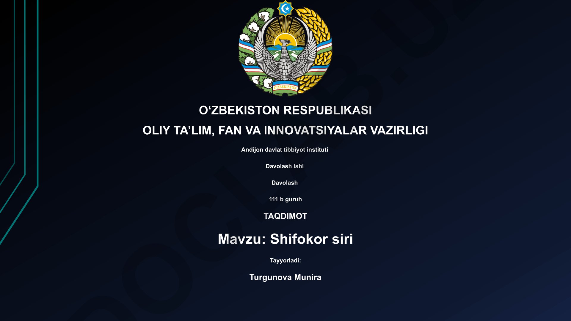 Shifokor siri
