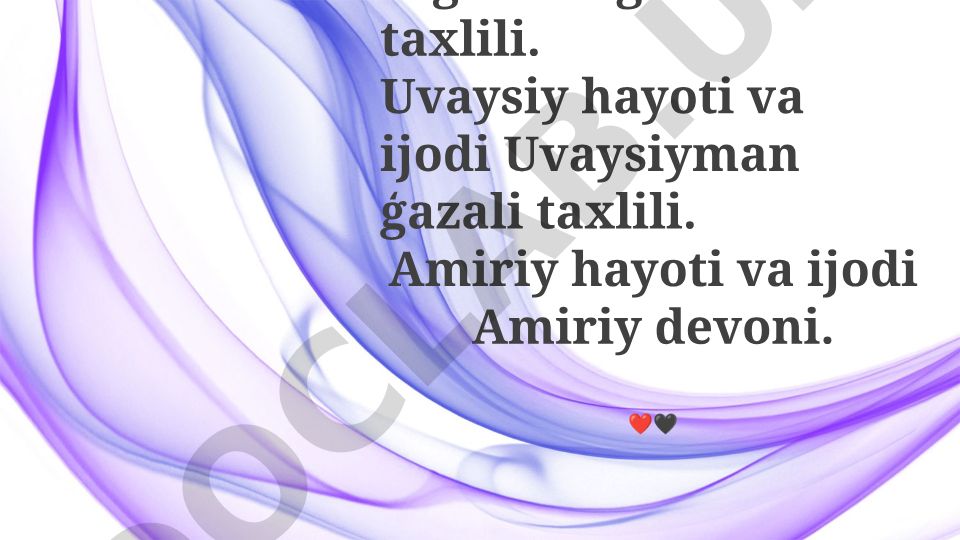 Nodira, Uvaysiy va Amiriy hayoti va ijodining taqqosiy tahlili