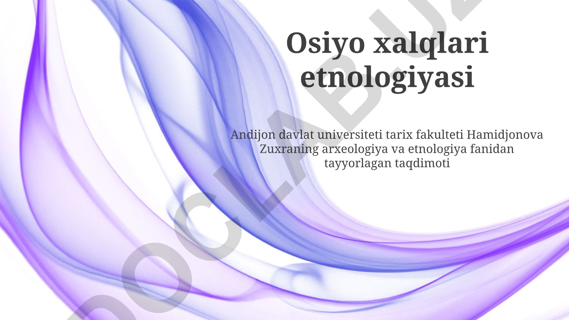 Osset xalqining kelib chiqishi, etnik tarixi va madaniyati