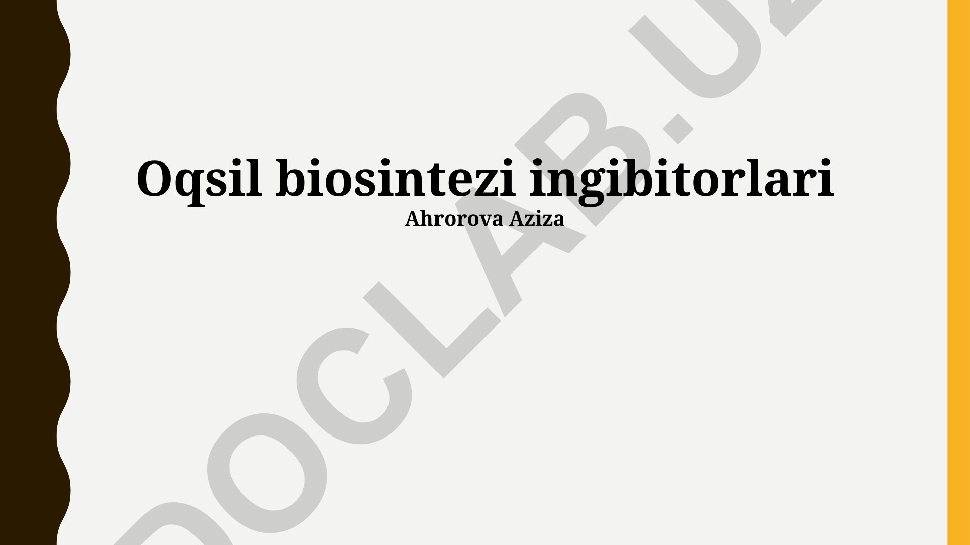 Oqsil biosintezi ingibitorlari: klinik ahamiyati, mexanizmlari va turlari
