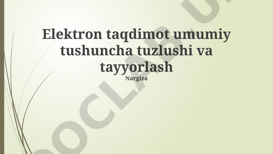 Elektron taqdimotlar: tuzilishi, tayyorlash bosqichlari va samarali maslahatlar