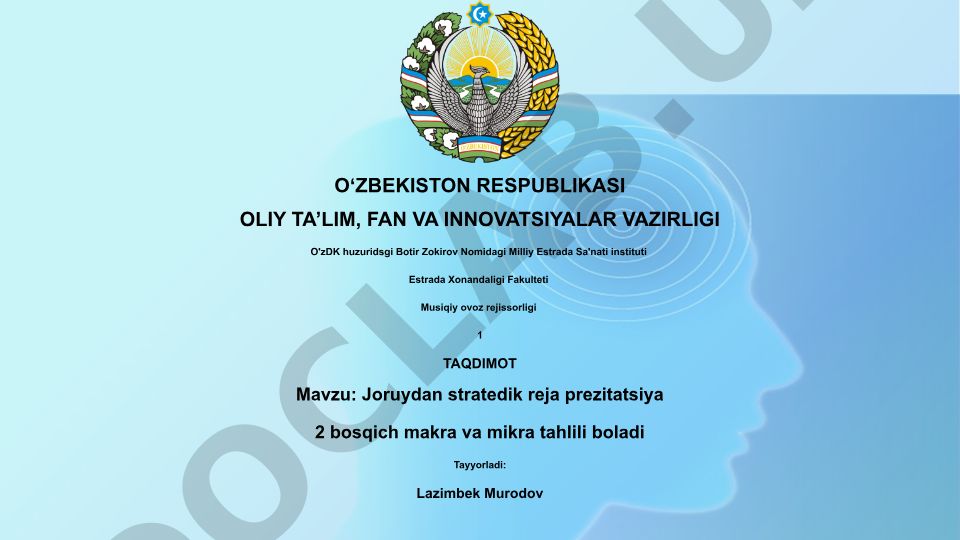 Makro va mikro tahlil orqali strategik rejalashtirish