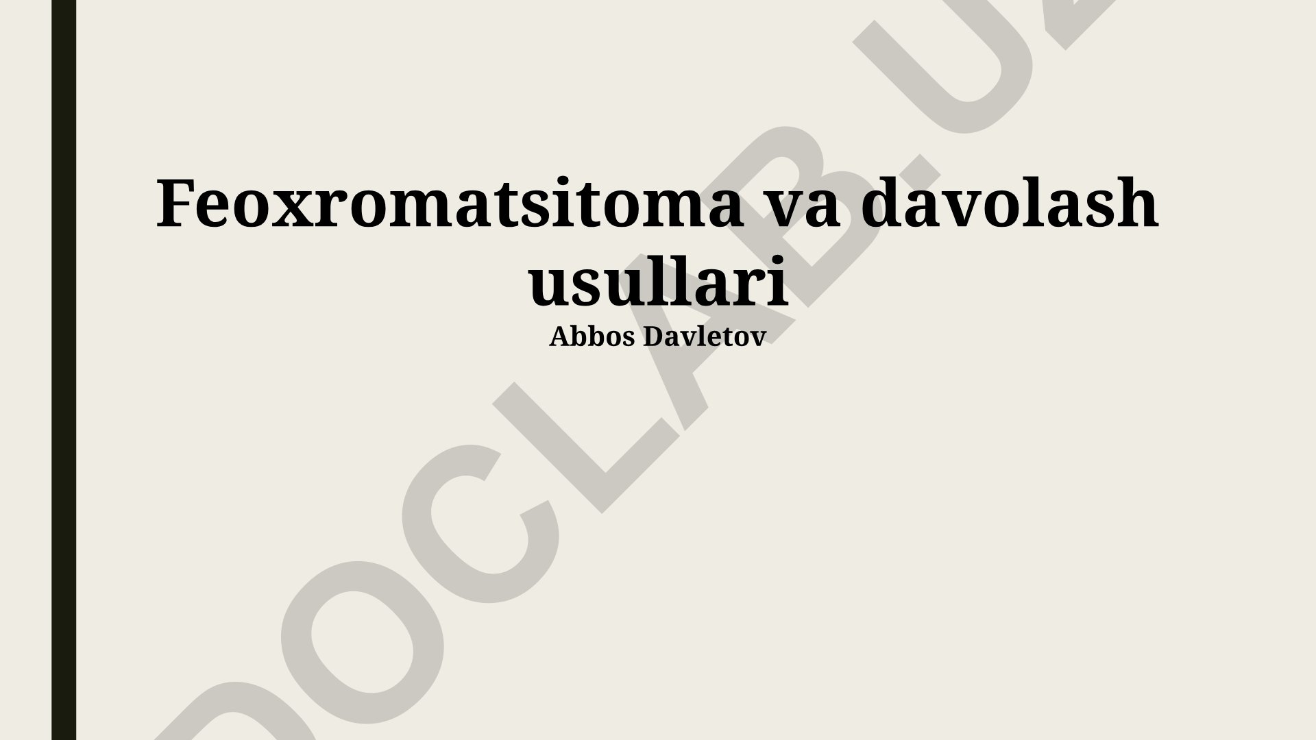 Feoxromatsitoma va davolash usullari