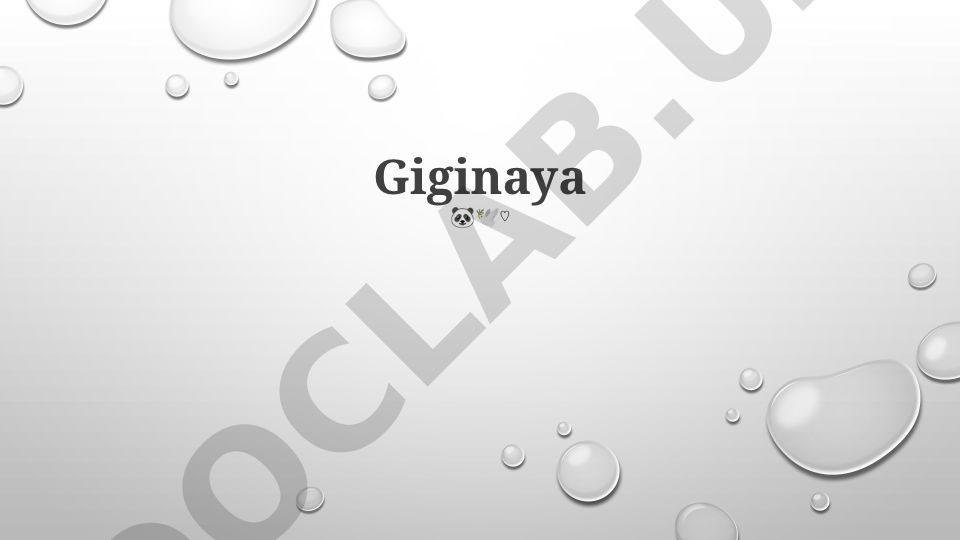 Giginaya so'zining ma'nosi va kelib chiqishini o'rganish