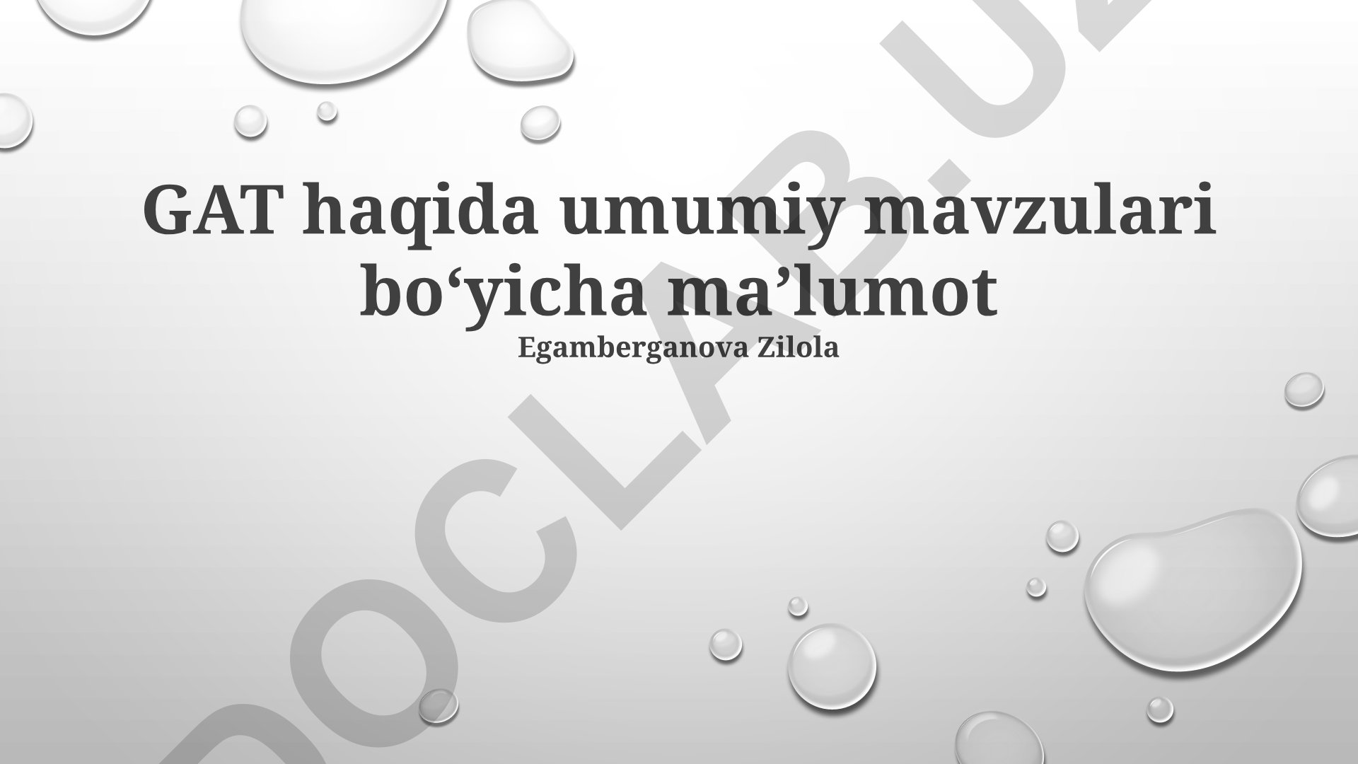 GAT imtihoniga tayyorgarlik strategiyalari va amaliy mashqlar