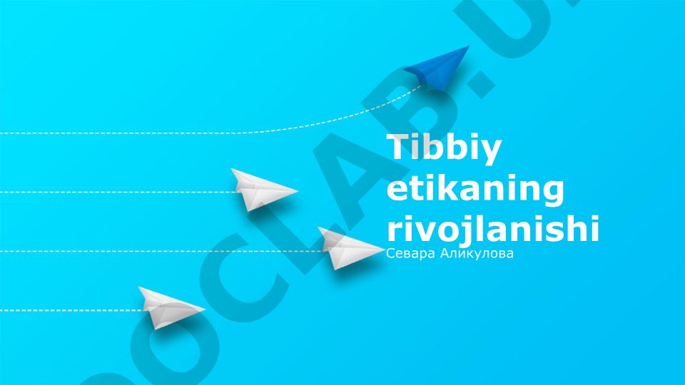 Tibbiy etikaning rivojlanishi