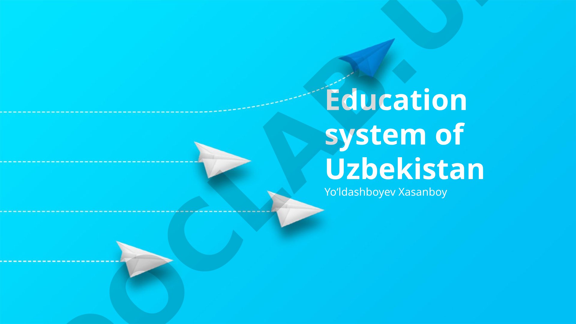 Education system of Uzbekistan