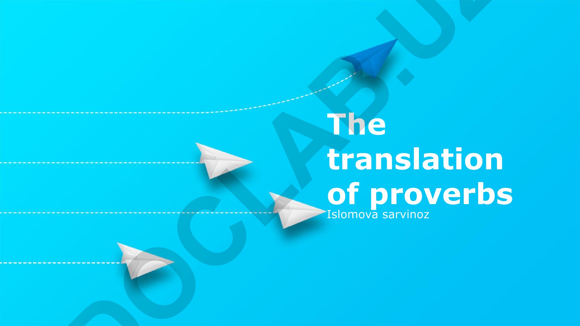 Cultural Considerations and Adaptation in Proverb Translation