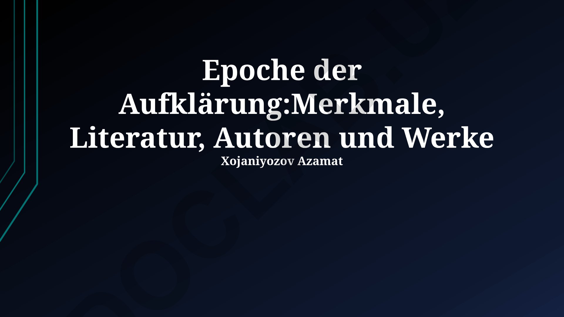 Epoche der Aufklärung: Merkmale, Literatur, Autoren und Werke