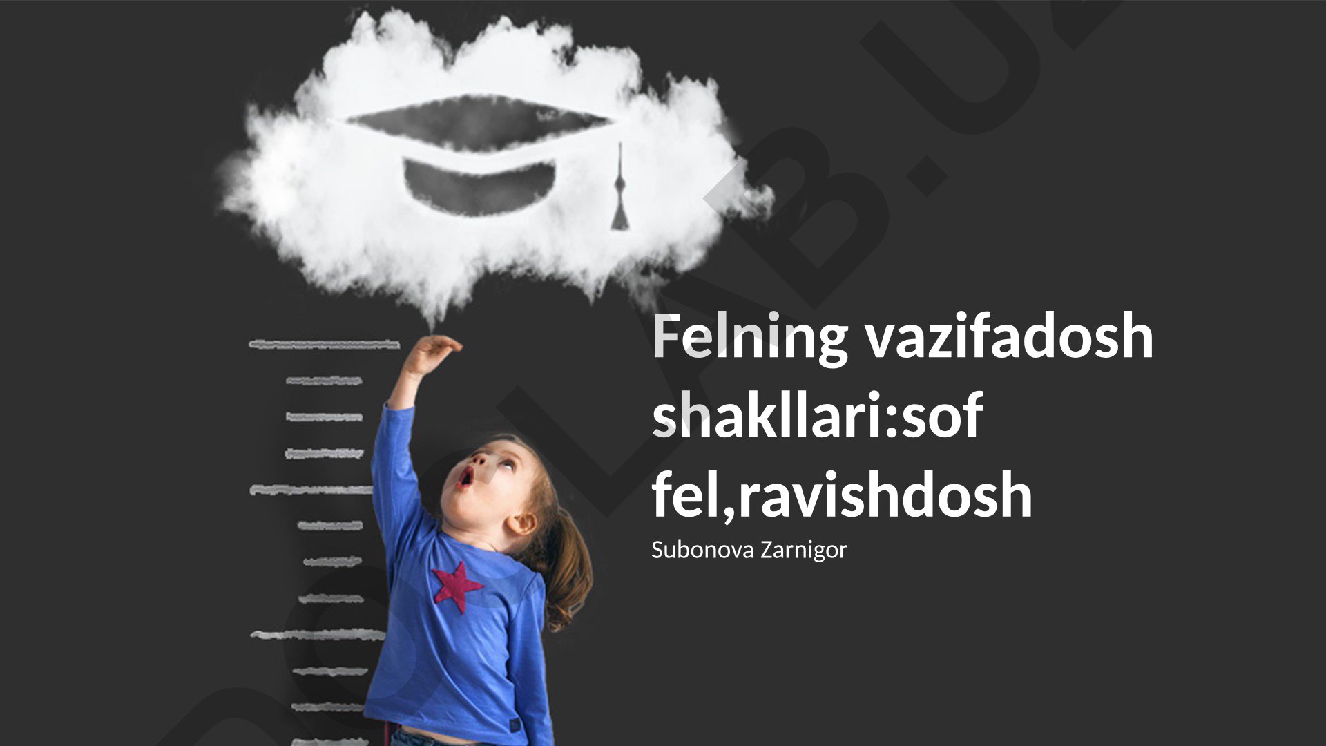 Felning vazifadosh shakllari: sof fel va ravishdosh