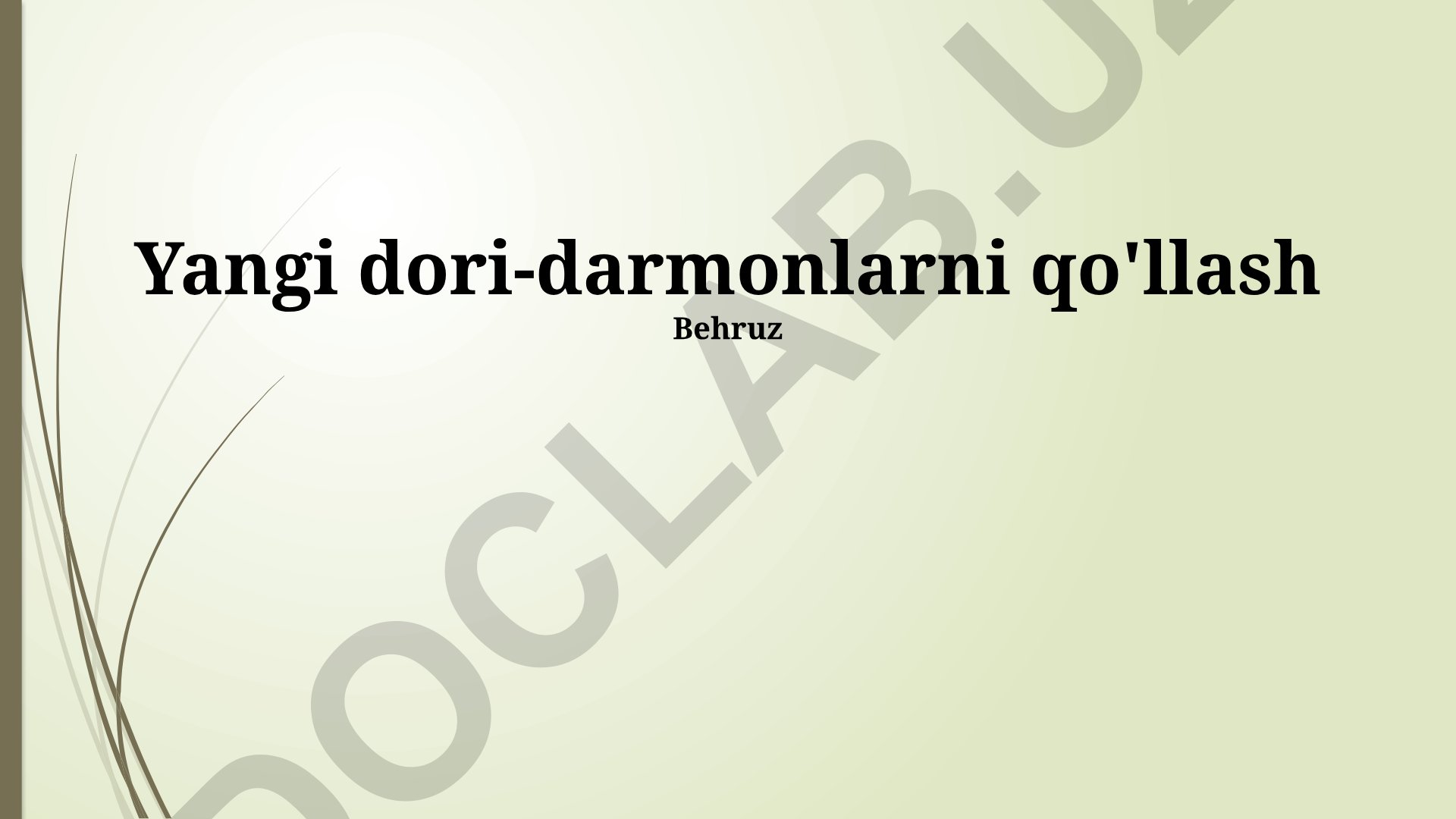 Yangi dori-darmonlarni qo'llash va maqsadli terapiya