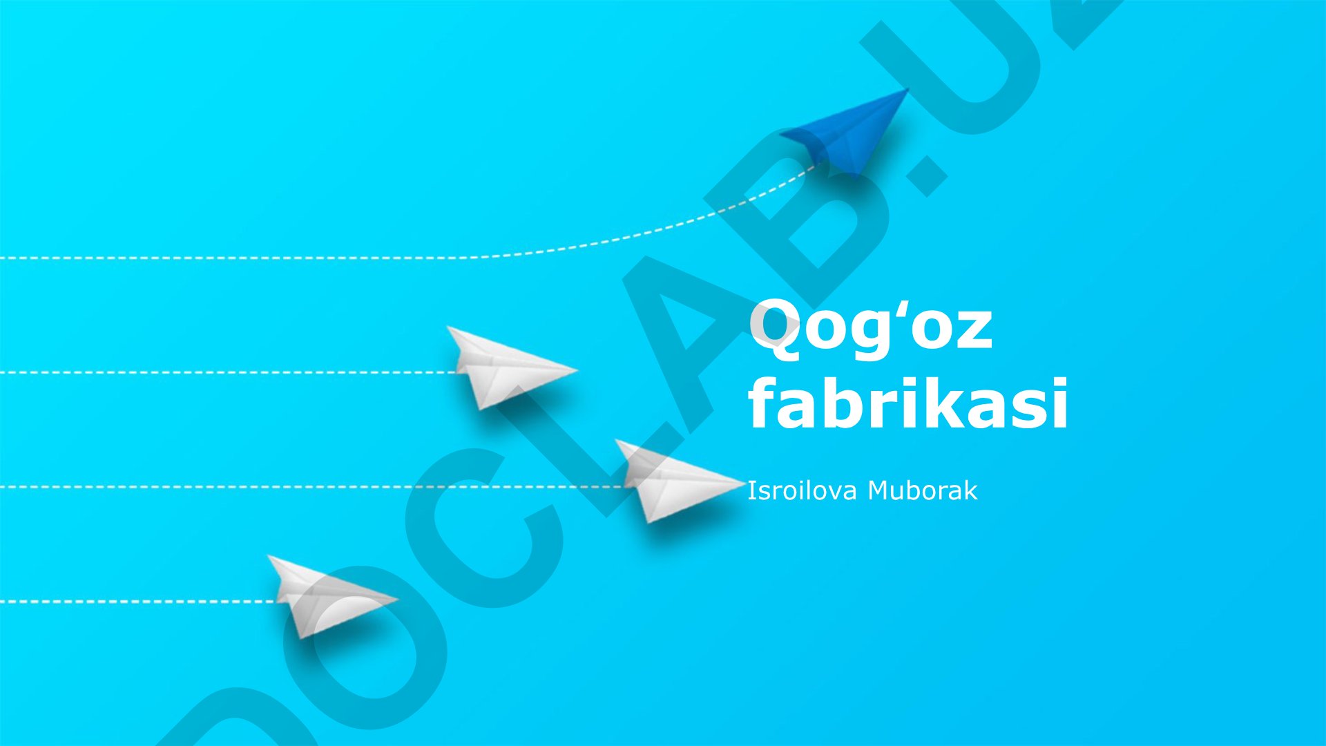 Qog'oz Fabrikasining Ishlab Chiqarish Jarayoni va Atrof-muhitga Ta'siri