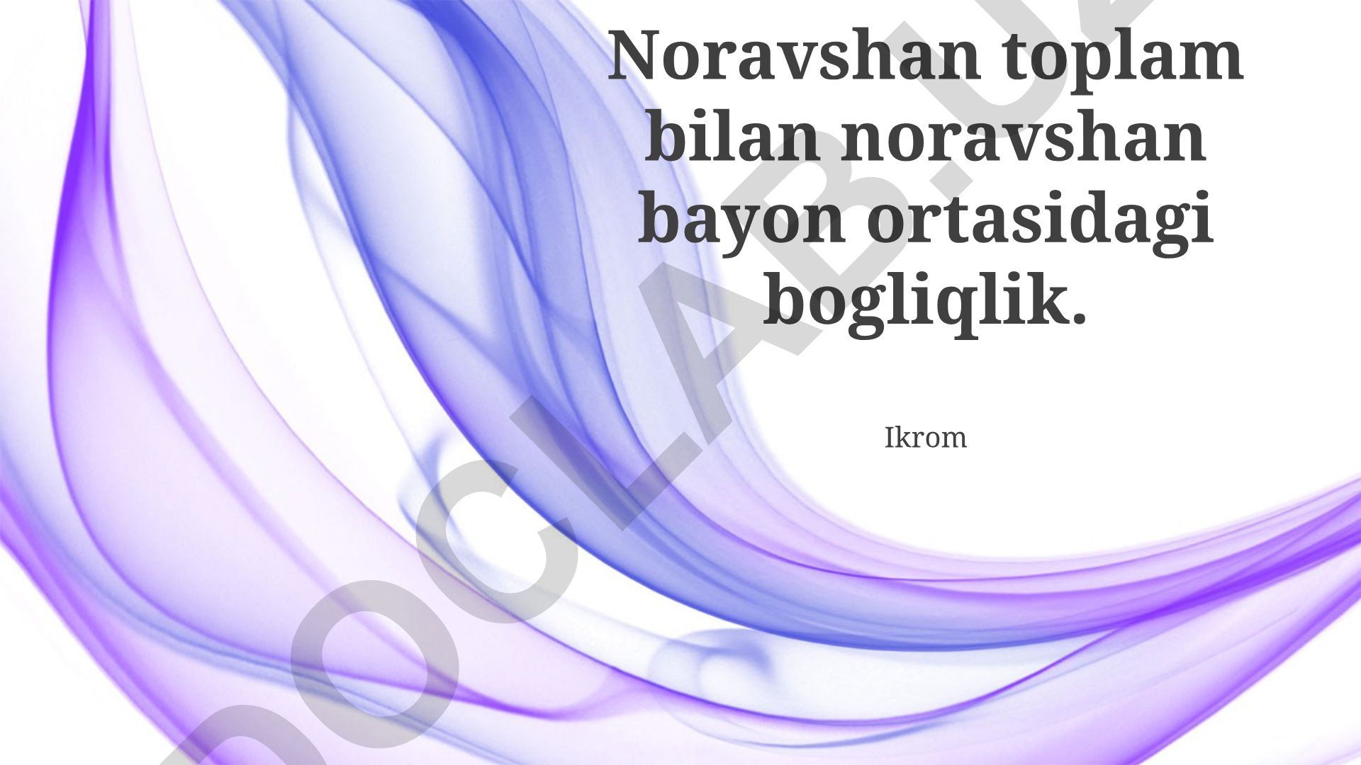 Ochiq va yashirin bayonlarning o'zaro ta'siri va tahlili
