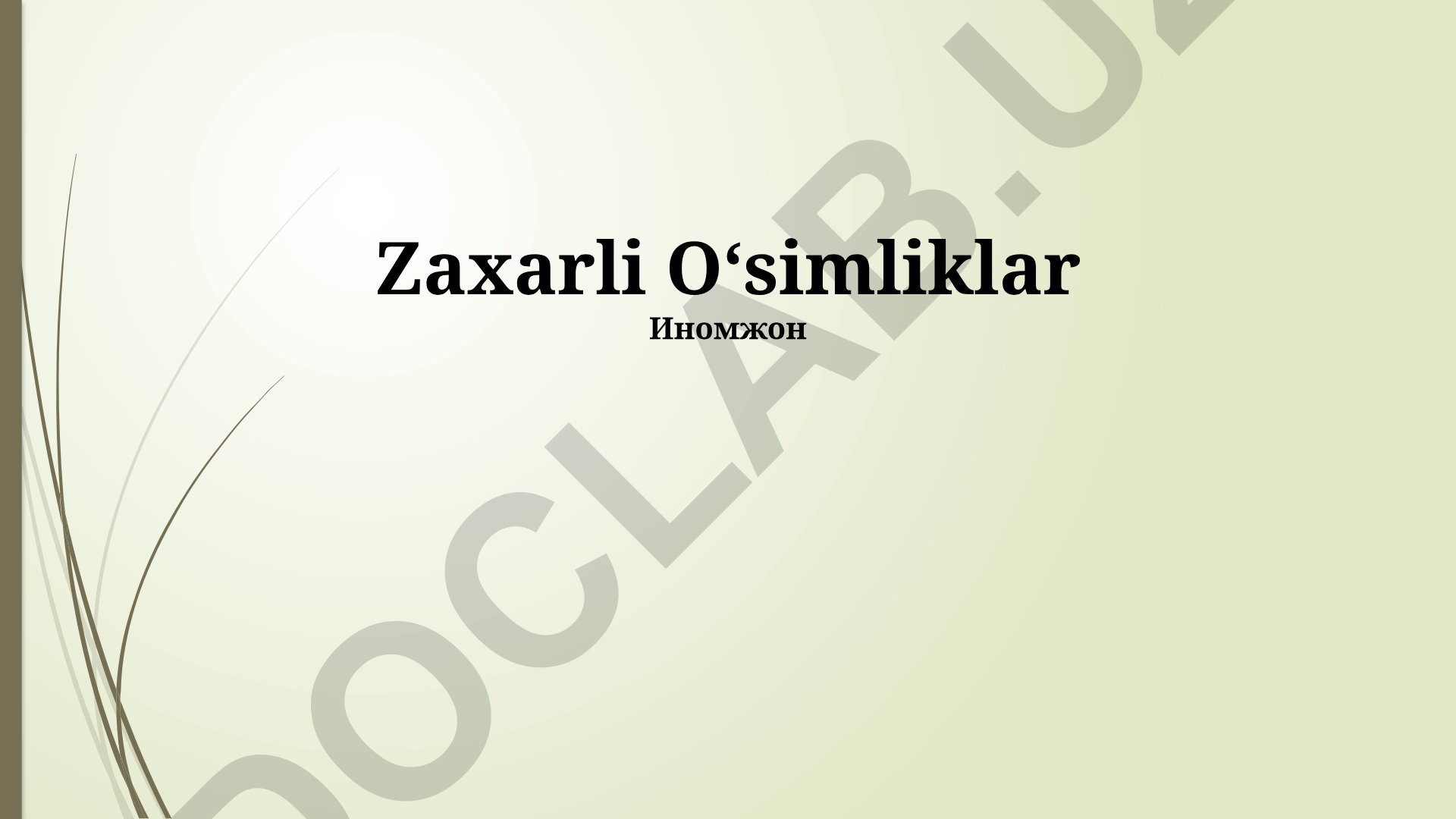 Dorivor o'simliklar: tarixi, tarkibi va kelajagi
